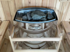 Traditional Hemlock 6 Person Barrel Sauna
