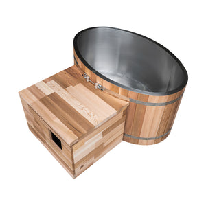 Canadian Hemlock Cold Plunge Tub With Water Chiller