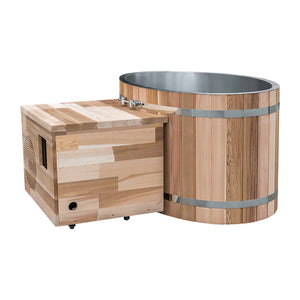 Canadian Hemlock Cold Plunge Tub With Water Chiller