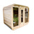 Traditional Cedar 2 Person Cube Sauna