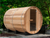 Traditional Canadian Red Cedar 4 Person Barrel Sauna