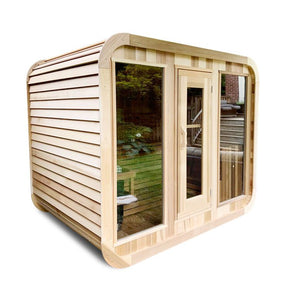 Traditional Cedar 6 Person Cube Sauna